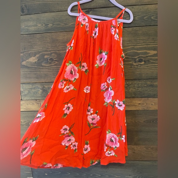 Chenault Girl Dress Red with flowers Size 8 - Picture 7 of 7